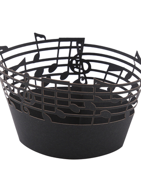 Cupcake Paper Wrapper Music Character Hollow Out Birthday