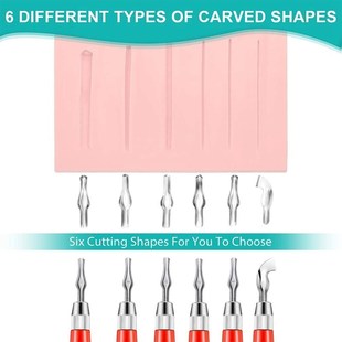 Rubber Stamp Making Kit,Block Printing Tool Kit,Linoleum Cut