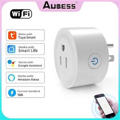 Aubess TUYA Wifi 16/20A US Smart Plug Mini Smart Socket