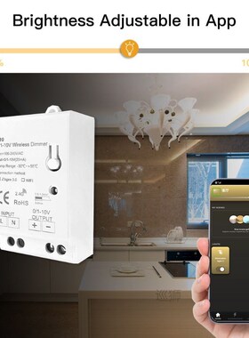 110V220V Zigbee 30 Dimmer Controller 010V Output Led Ligh