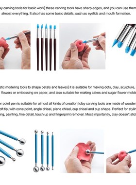 25pcs DIY Clay Pottery Tool Set Drill Pen Ceramics Sculpting