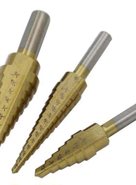 Pcs Step Drill Bit Titanium Industrial Reamer /16-1/2