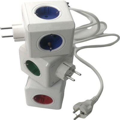 1.5M Extension Cord 2 USB EU Plug Adapter Universal 16A EU c