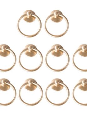 10 Pack Cabinet Knob Cupboard Drawer Pull Handle Dresser Rin