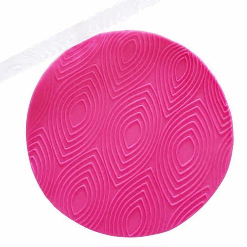 Crow's Feet Acrylic Embossing Fondant Rolling Pin Cake D