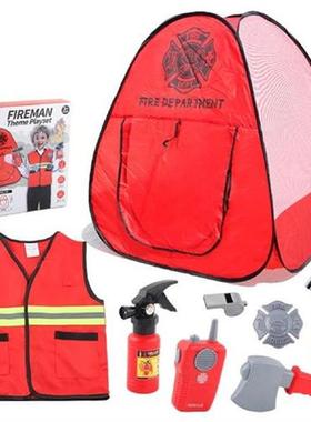 Children Play Tent Fireman Games Firefighter Experimental