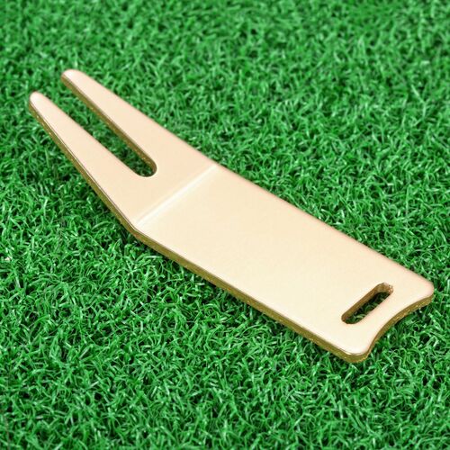 Aluminum Bent Golf Divot Repair Tool k Prongs  Putting Green