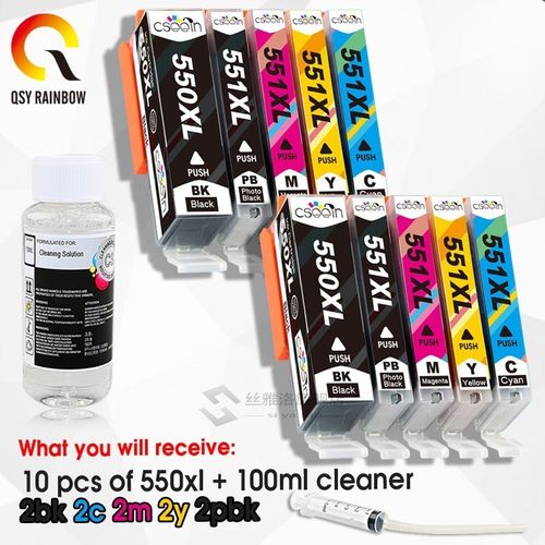 PGI 550 551 compatible ink cartridge for canon PIXMA IP7250