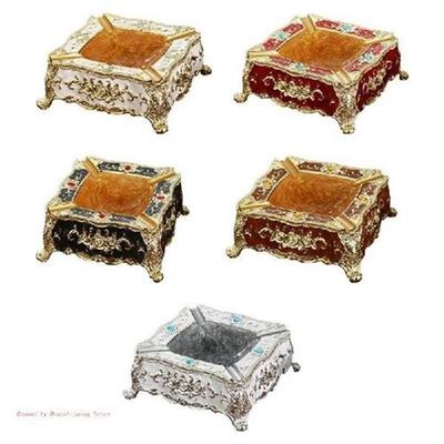 Square Shape Ashtray Smoking  Tray Hotel  Utensils Plastic