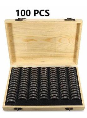 Vintage Commemorative Home Coin Storage Box Collection Case