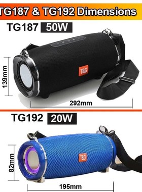 50W High Power Bluetooth Speaker Sound Column Outdoor Subwoo