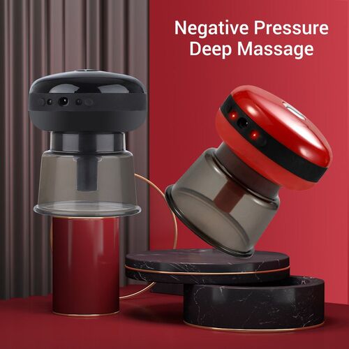Electric Cupping Therapy Massager with Red Light Therapy Por