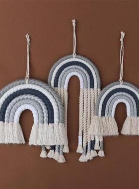 Hand Woven Hanging Macrame Tapestry Decoration Tassels