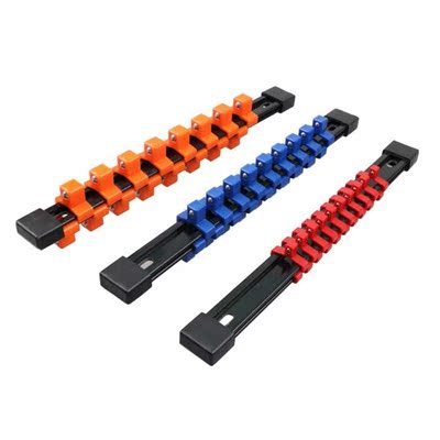 3PCS Socket Wrenchs Organize Holder Mountable Sliding Holder