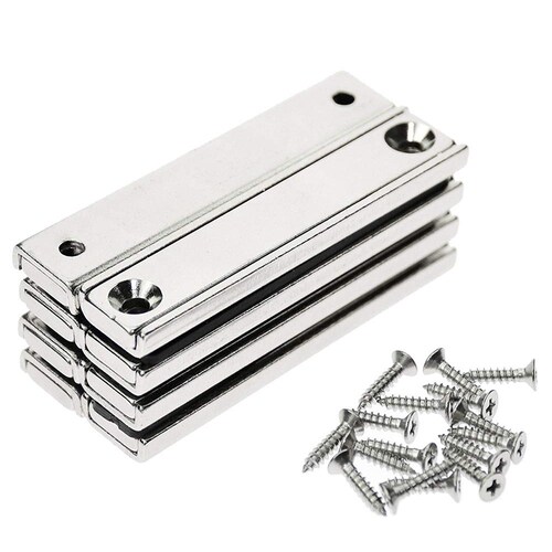 8PCS Strong Neodymium Bar nets Rectangular Pot nets Long