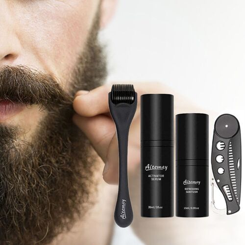 Beard Growth Kit Hair Growth Enhancer Thicker Oil Nourishing