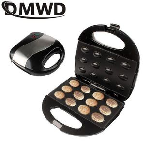 DMWD Electric Walnut Cake Maker Automatic Mini Nut Waffle