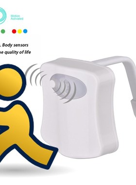 Led lamp Washingroom Bathroom Motion Bowl Toilet light Activ