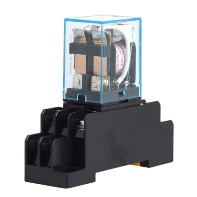 Relay LY2NJ AC 220V 10A With 8 Pin   Socket Base 11UA