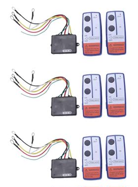 6x Recovery Wireless Winch Remote Control Twin Handset Atv T