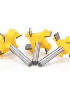 Pcs 1/4 Inch Shank 4-Wings Rabbet Router Bit Set Slot Cutte