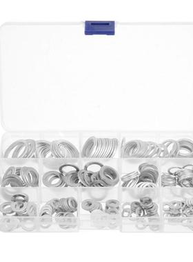 280Pcs/Set Aluminum Washers Round Metal Sealing Washer Gaske