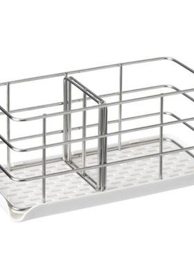 Kitchen Sink Caddy Brush Sponge Holder Wall Mounted Stainles