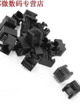 10X20pcs RJ45 8P8C Computer Internet Netwerk PCB Jack Socket