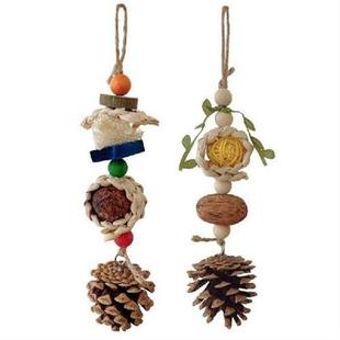 Bird Chewing Toy Bird Beak Grinding Toy With Removable Hook