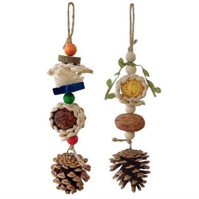 Bird Chewing Toy Bird Beak Grinding Toy With Removable Hook