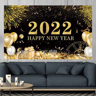 5 Style 180*110 CM New Black Gold Flag Background Banner Hap