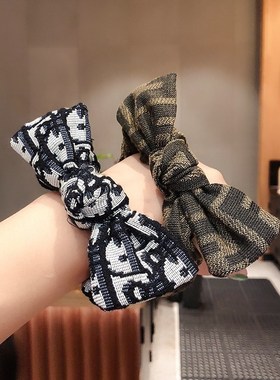 Feiman retro net red hair ornament letter bowknot hairpin ha