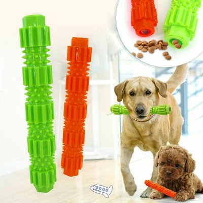 Durable Dog Chew Toy Rubber Pet Dog Teeth Cleaning Toy Stick