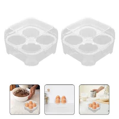 2Pcs Household Egg Storage Box Egg Preservation Storage