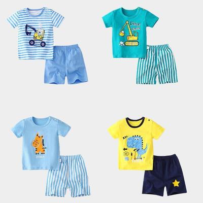 0-4 Years Old Toddler Girl Clothes Boys Girls Summer Suit Ki