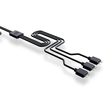 Cooler Master 1 to 3 3PIN 5V RGB fan adapter cable Computer