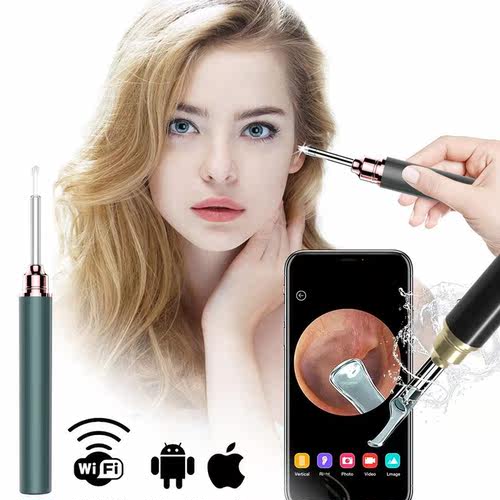 Wireless In Ear Cleaning Endoscope Spoon Portable WiFi Mini