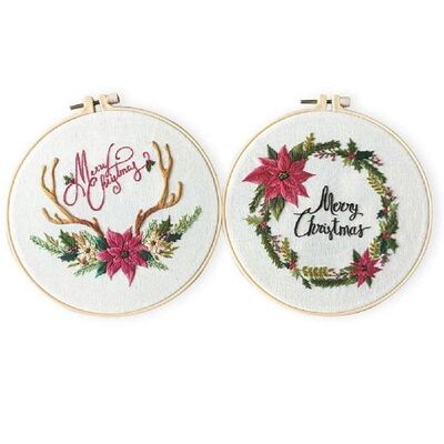 DIY Embroidery Kit for Beginners Adults Cross Stitch