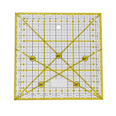 15X15CM Square Patchwork Ruler Sewing Ruler Cutting Rule