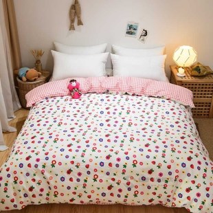 cotton Duvet Cover printing quilt cover Single Double Q