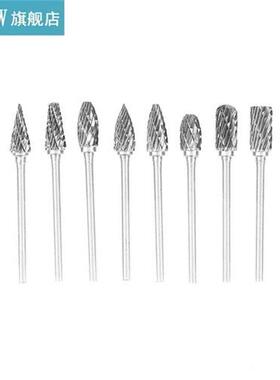 10pcs Tungsten Carbide Steel Burrs Rotary Files Metalworking