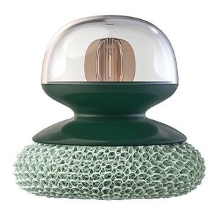 Kitchen Soap Dispensing Palm Brush Dish Scrubber With Soap