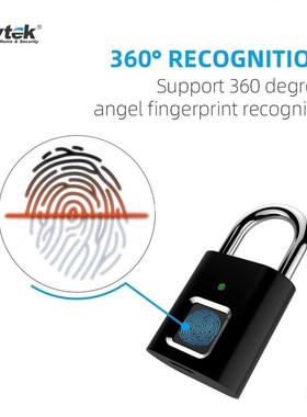L34 Smart Fingerprint Padlock USB Rechargeable Door Suitcase