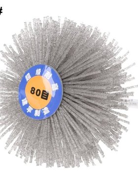 Deburring Abrasive Alumina Wire Brush Flower Head Polish Gri