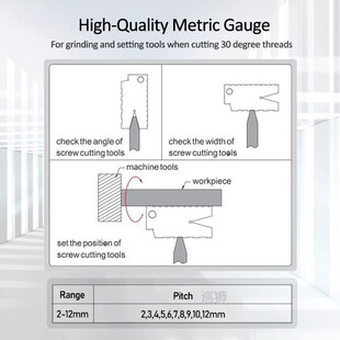 TR30 Degree Screw Thread Gauge Gage measuring tool Grinding