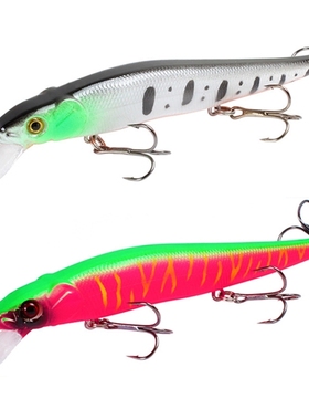 1pcs Fishing Lure 115mm/14g Minnow Crankbait Wobblers 3D Eye