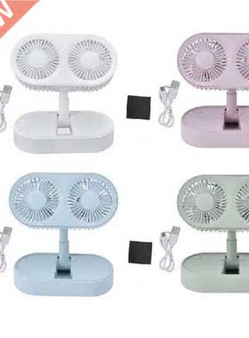 Double Fan Desk Fan Low Noise Operation for Office for