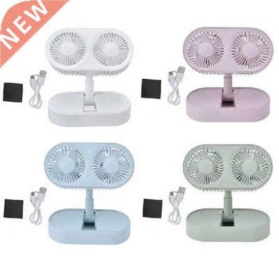 Double Fan Desk Fan Low Noise Operation for Office for