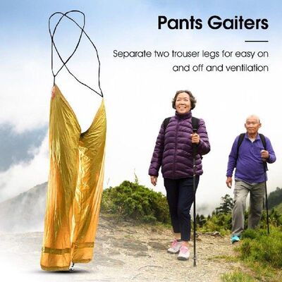 1 Pair Simple Ski Gaiters One Size Leg Gaiters Dampproof