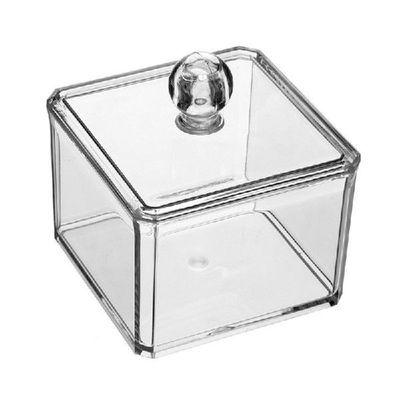 Acrylic Cotton Swabs Storage Holder Box Portable